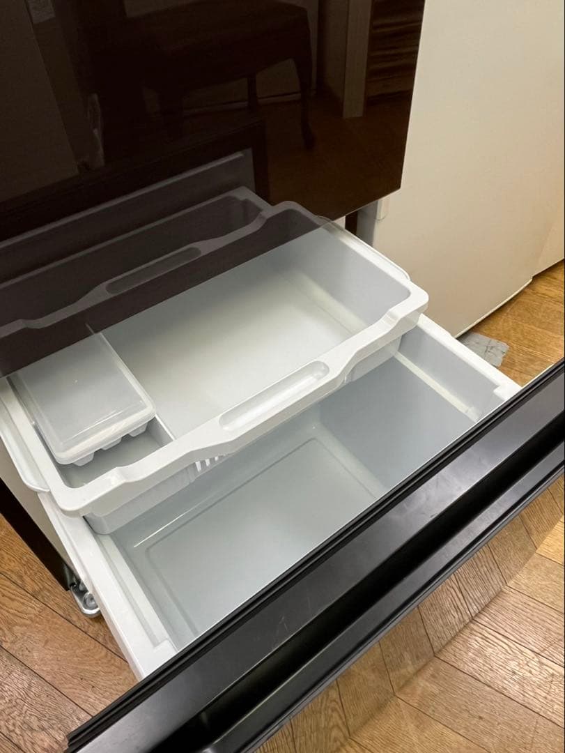 3ドア Hisense 2021年 282L HR-G2801BR ガラス