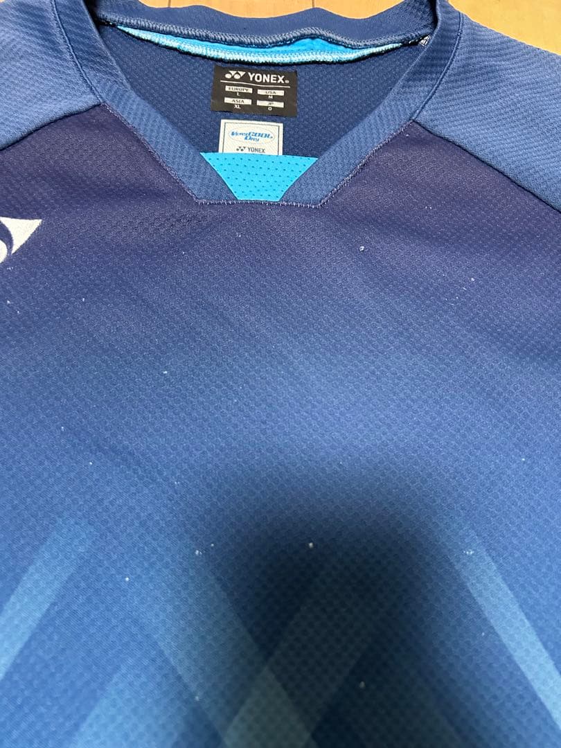 ヨネックス 半袖シャツ 青 グラデーション