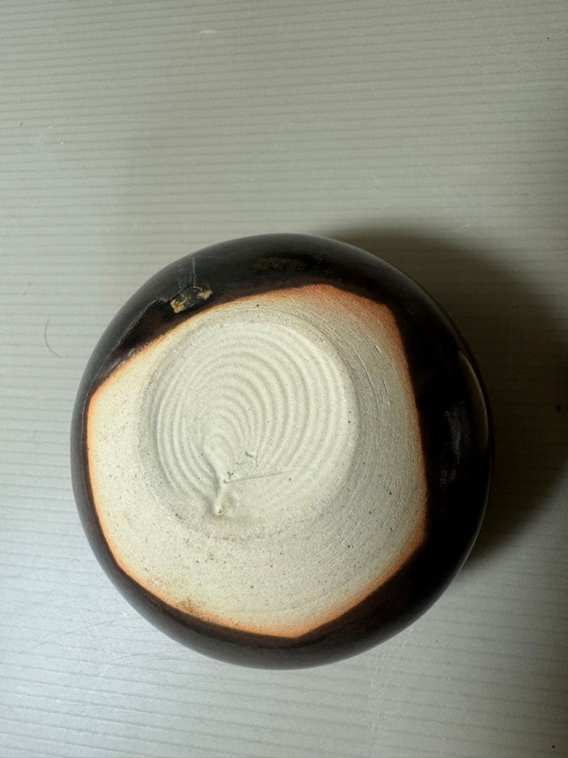 2481 桶谷定一作 大海　茶入　茶道具