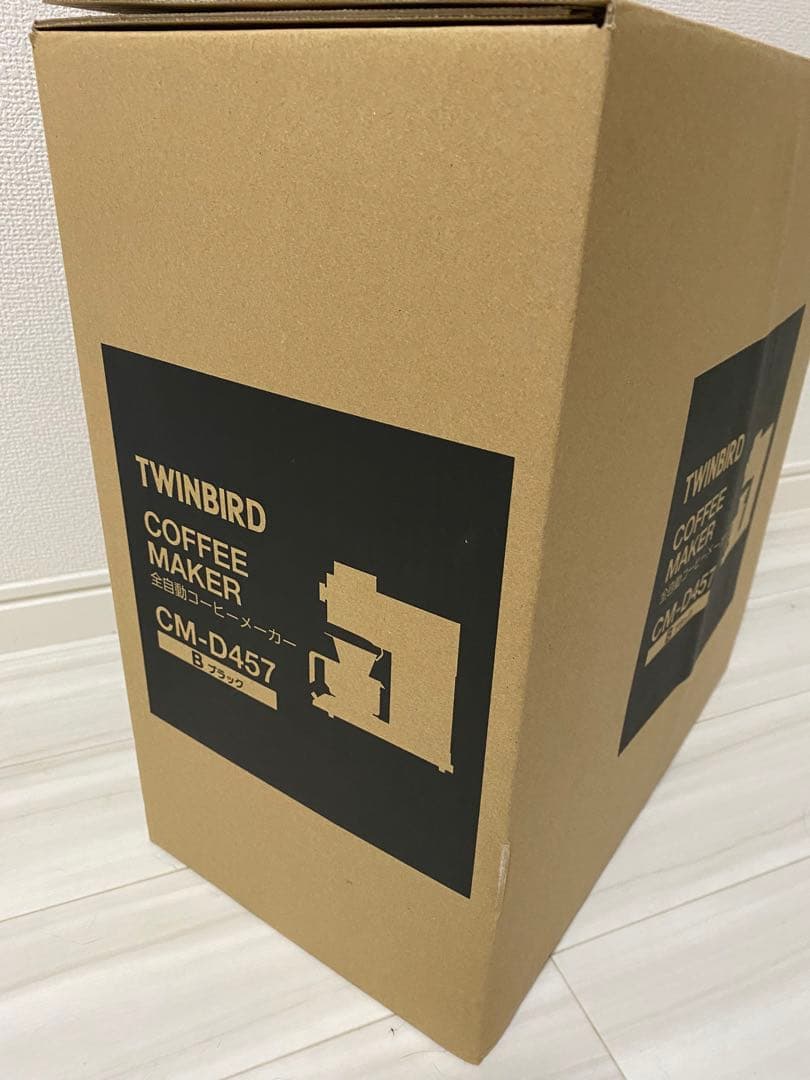 ツインバード CM-D457 ブラック　全自動コーヒーメーカー【新品、未使用品】