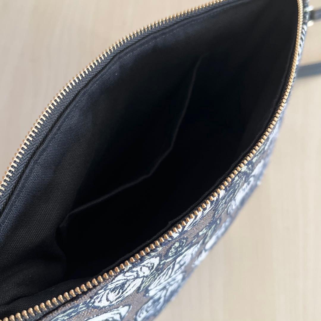 オーダー　ミナペルホネン rosyブラウンショルダーバッグ