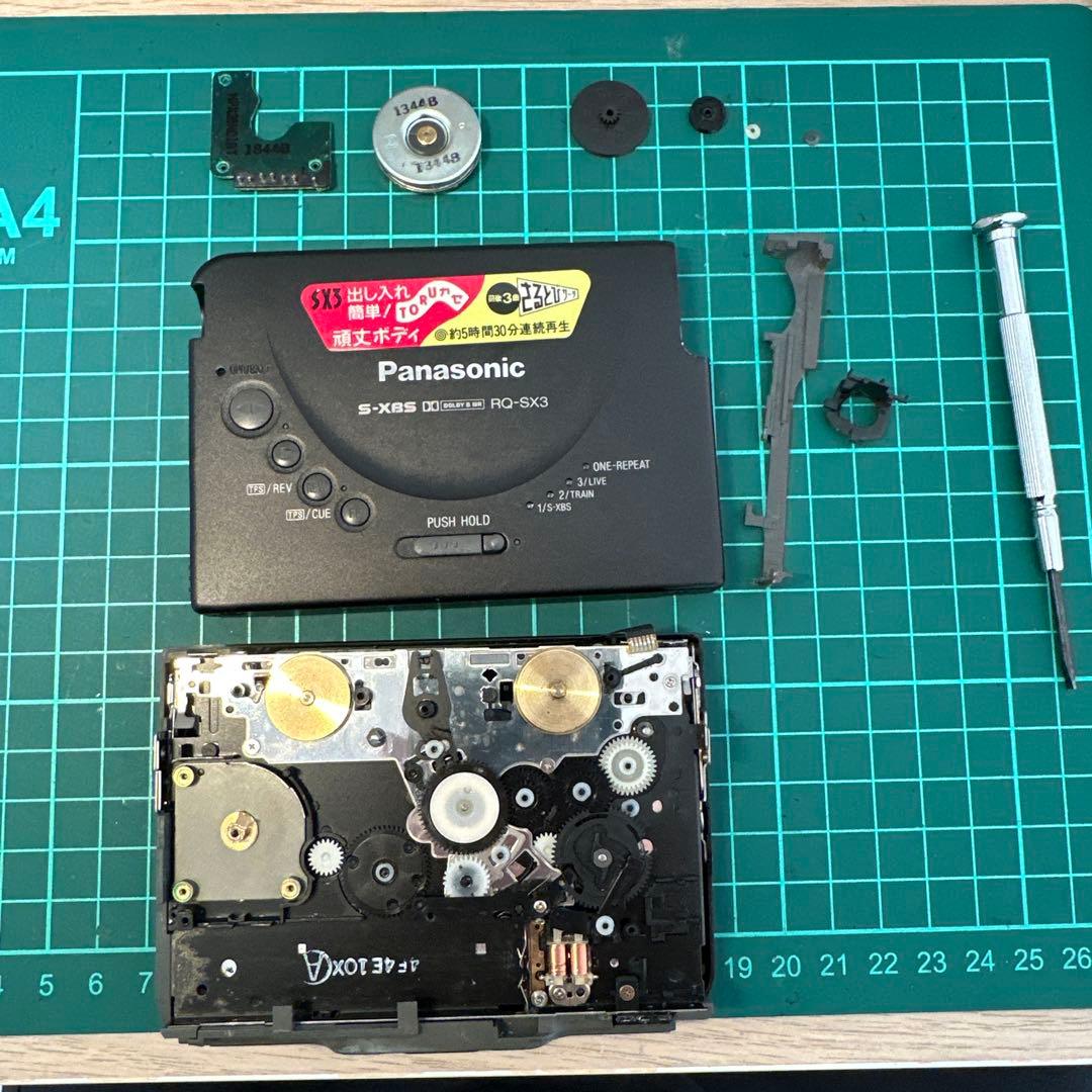 【美品DE修復品】Panasonic カセット プレーヤー RQ-SX3