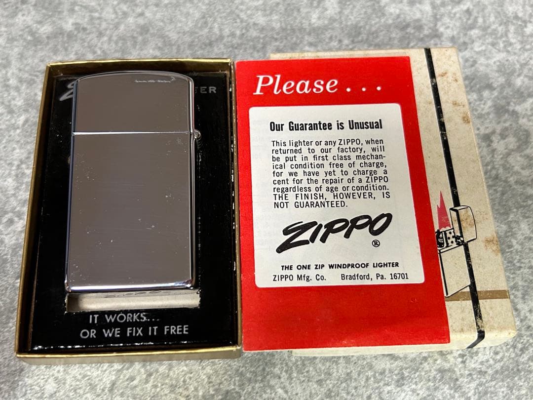 ビンテージzippo 1966年スリム PLANE PARTS INC.