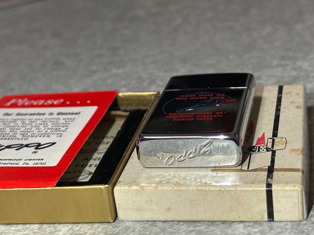 ビンテージzippo 1966年スリム PLANE PARTS INC.