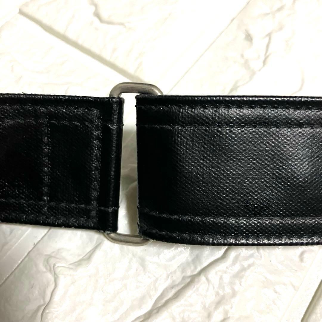 美品 PORTER ポーター ブラック レザー ショルダーバッグ 2層