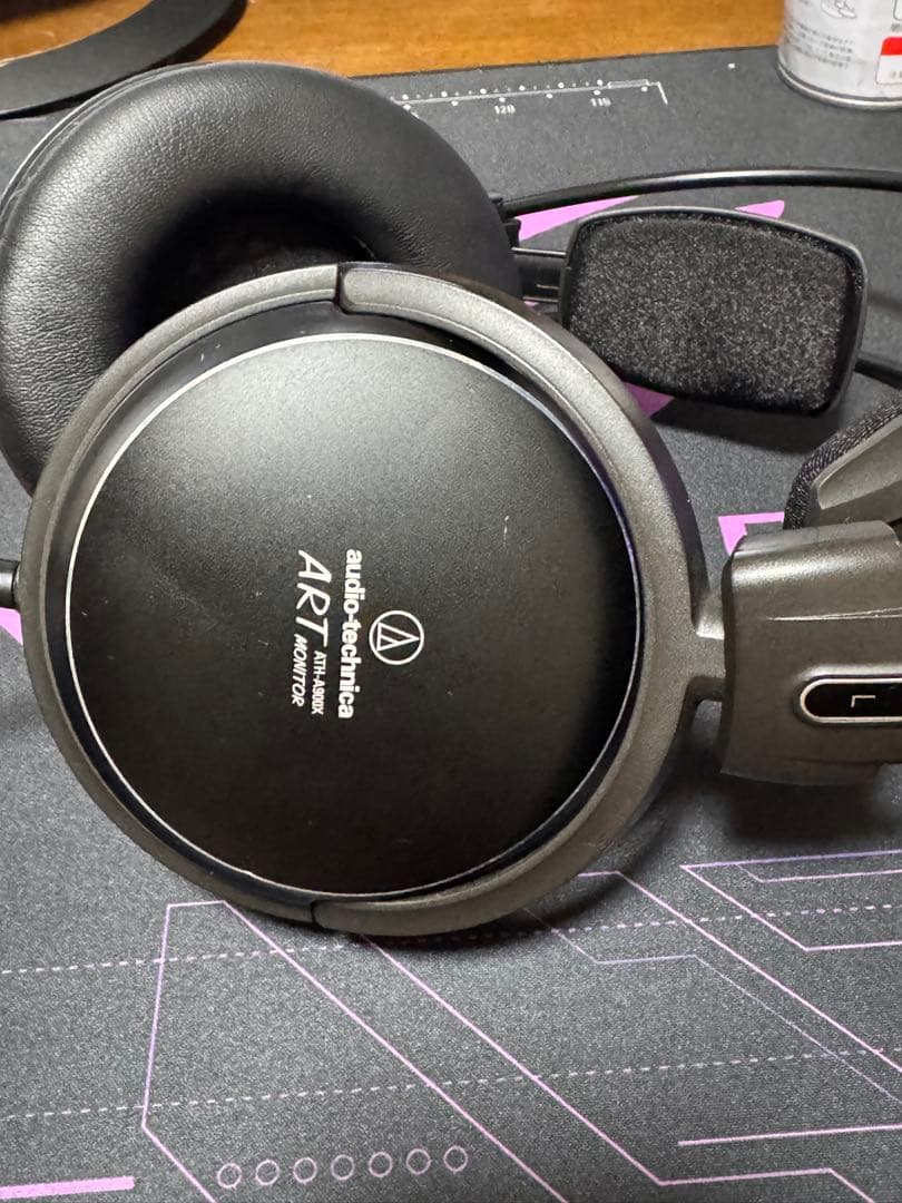ATH-A900X 新品イヤーパッド、ヘッドパッド、ヘッドクッション交換済み