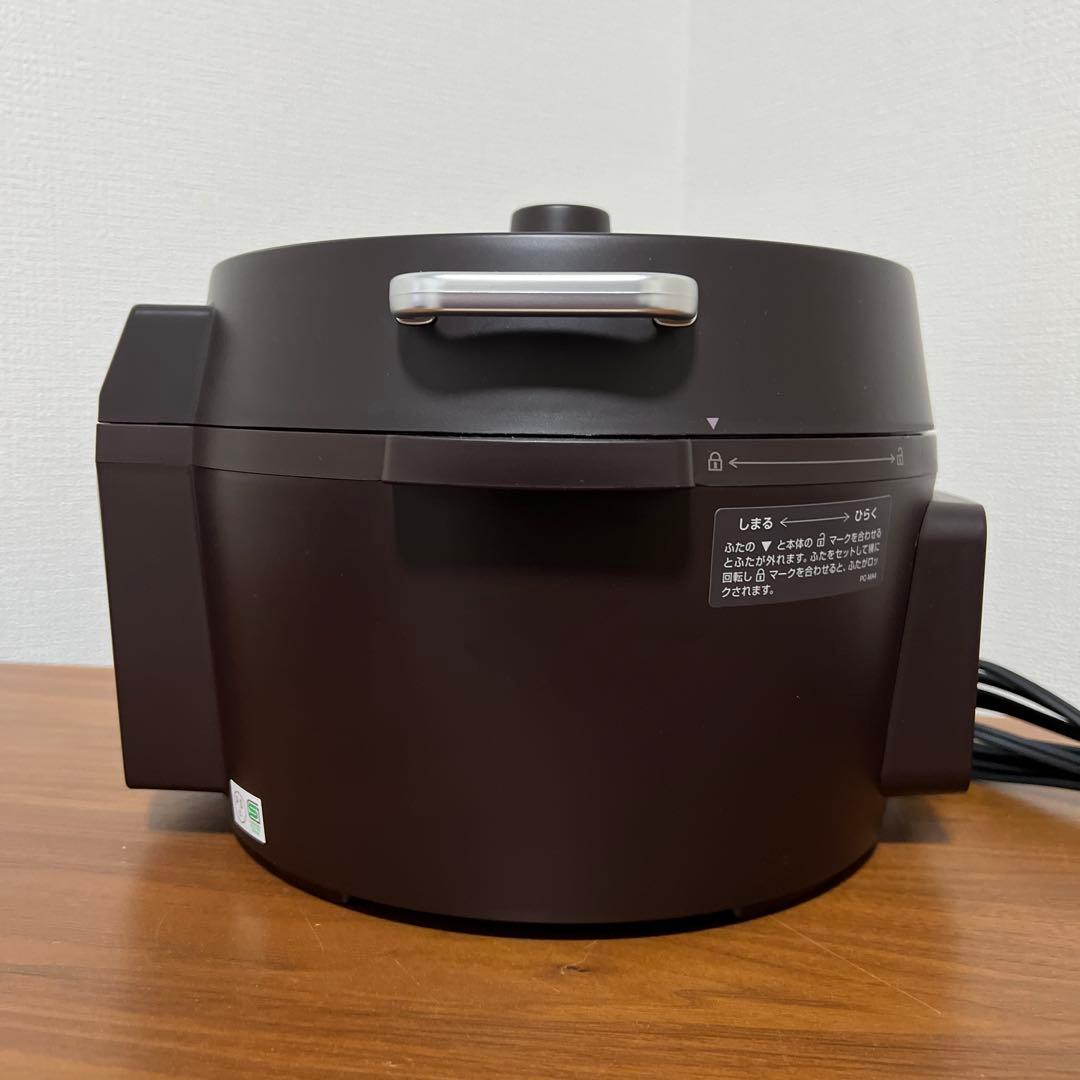 【美品】アイリスオーヤマ 電気圧力鍋 PC-MA4 ブラウン