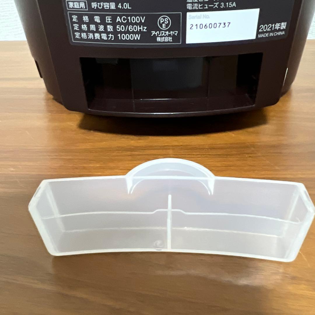 【美品】アイリスオーヤマ 電気圧力鍋 PC-MA4 ブラウン