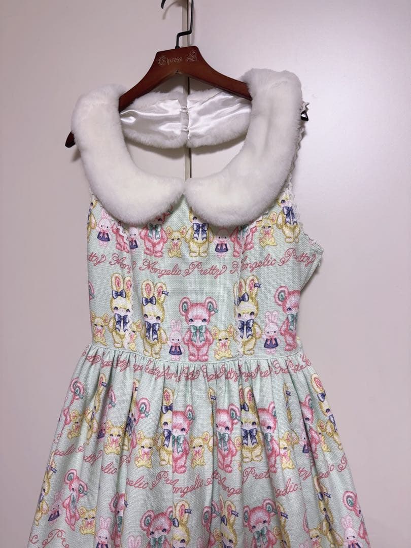 angelic pretty もこもこTOYS ジャンパースカート+ソックス