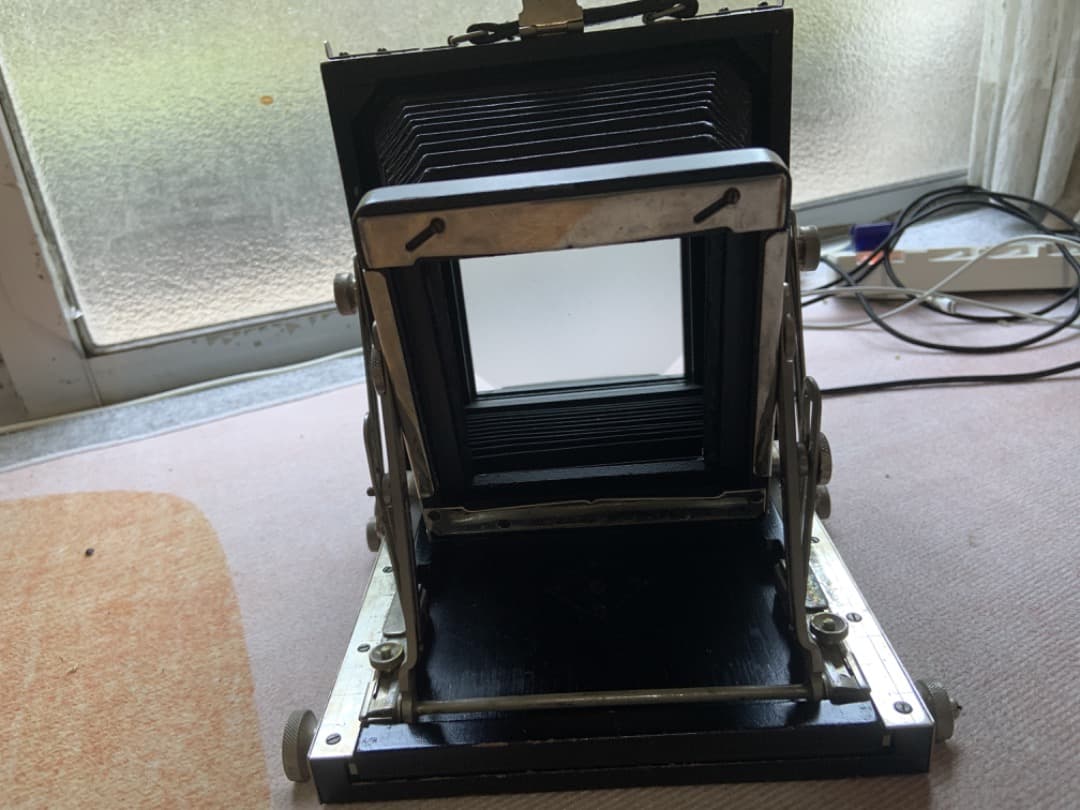 Wooden View 大判フィルムカメラ4x5木製　フィルムフォルダー３枚付き