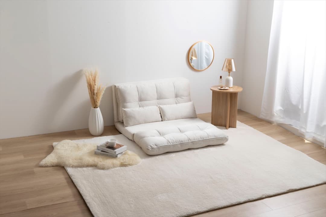 【送料無料】Lara リクライニングソファベッド 3way