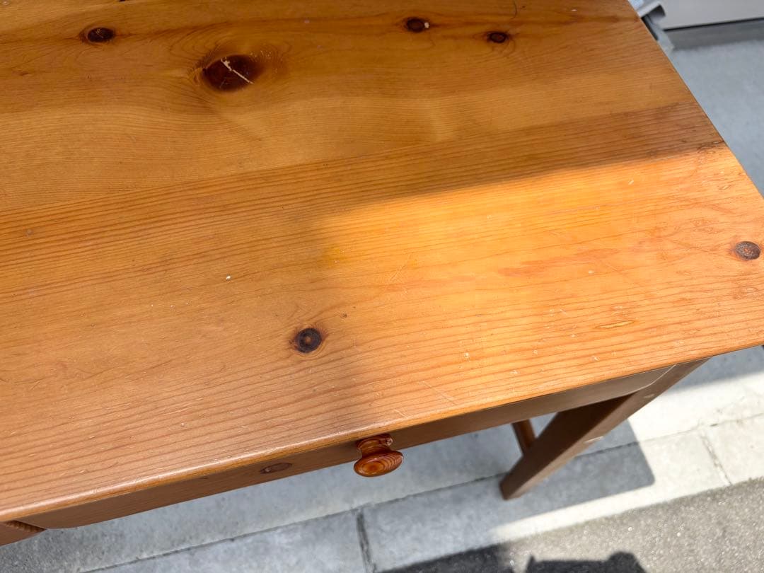 【送料込み】高級家具 コスガ KOSUGA 学習机 天然木 カントリーまゆ