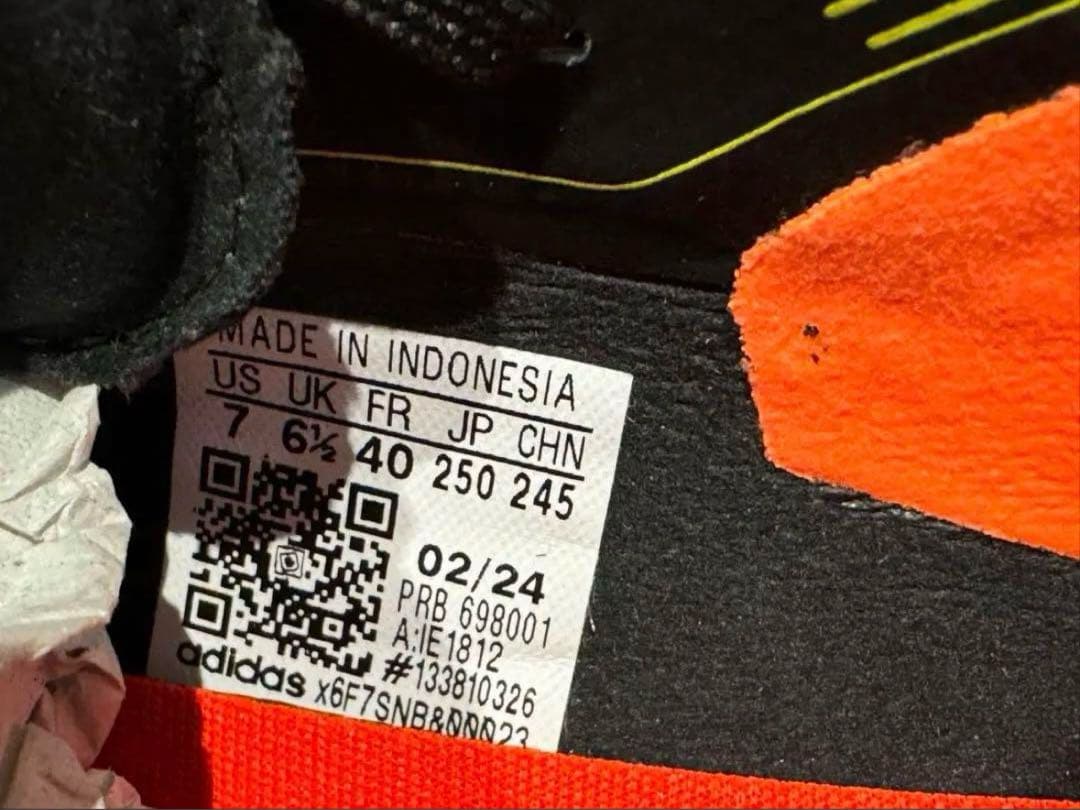 プレデターエリート FT/FG 25.0cm 新品未使用