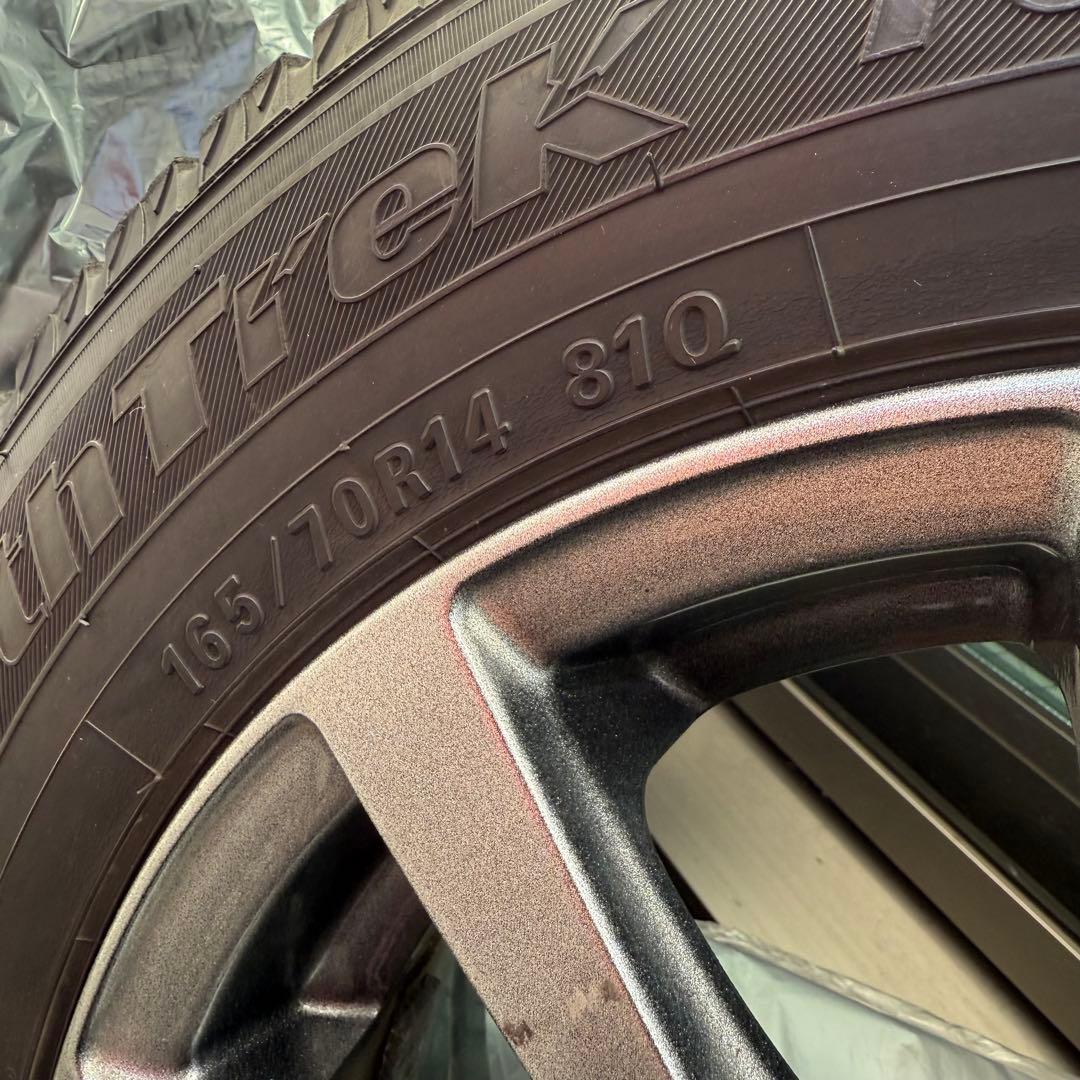スタッドレスタイヤ　165/70R14 4本セット　自動車　広島市