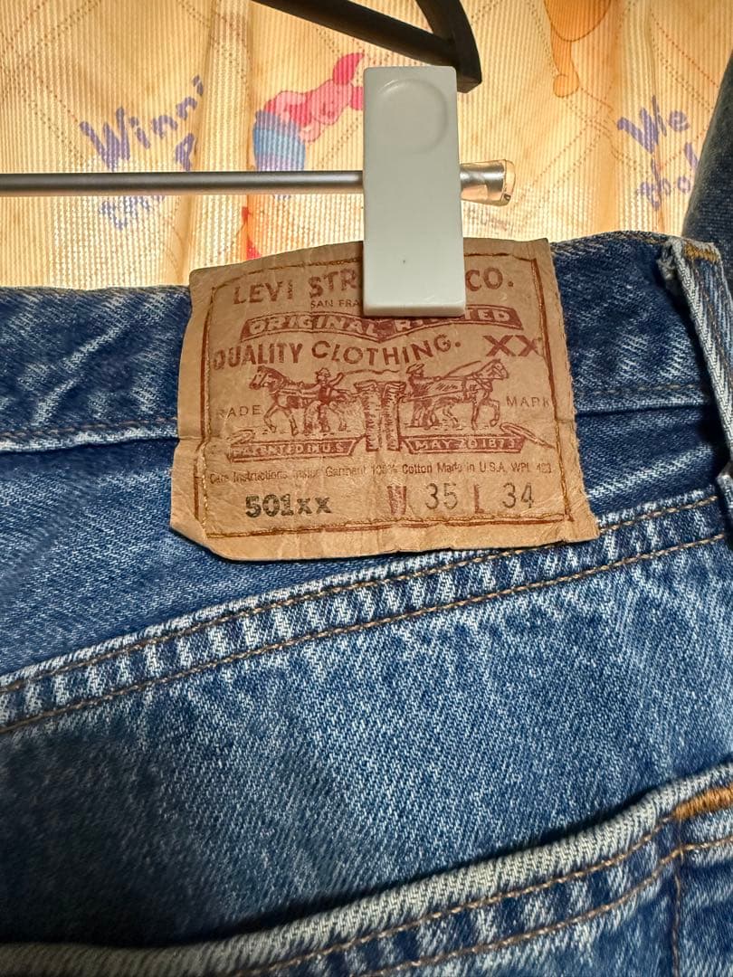 90s USA製 エルパソ Levi's 501xx W35 L34 ノーリペア