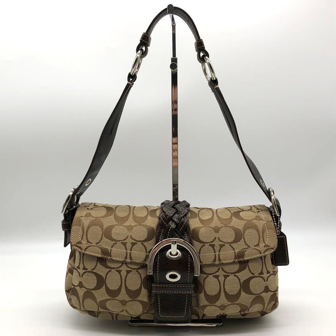 ✨極美品✨コーチ ワンショルダーバッグ ソーホー シグネチャー キャンバス