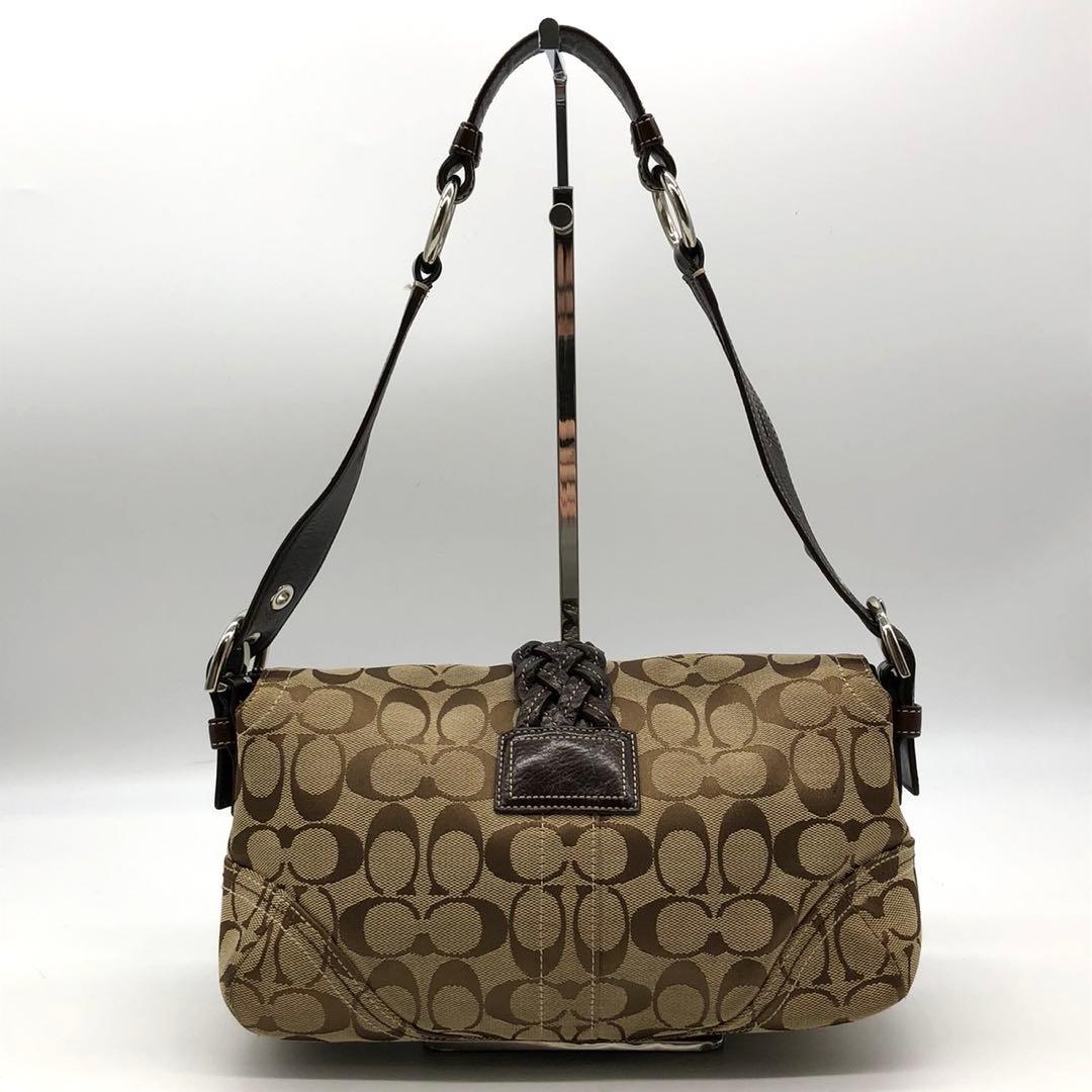 ✨極美品✨コーチ ワンショルダーバッグ ソーホー シグネチャー キャンバス