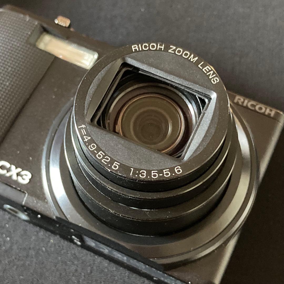【美品】RICOH CX3 ブラック コンデジ