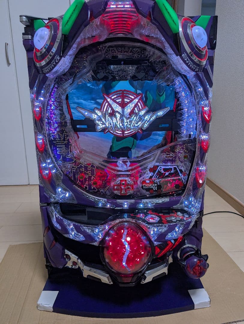 【PCデータカウンター有】パチンコ CRエヴァンゲリオン9W 1/390 非循環