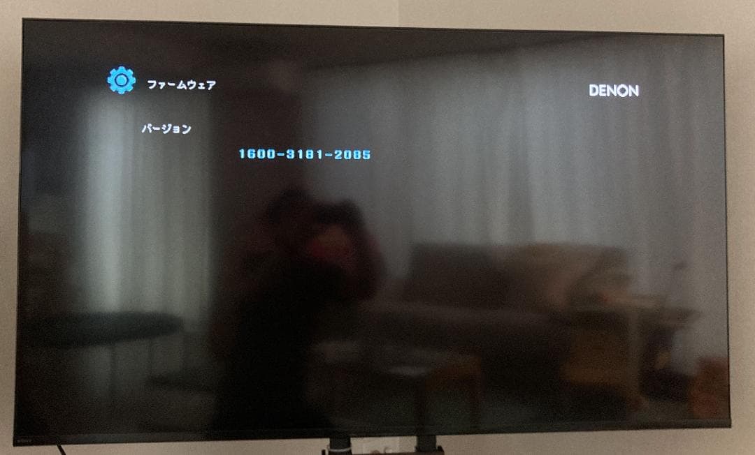 DENON AVR-X1100W 7.2ch 4K AVアンプ リモコン付属