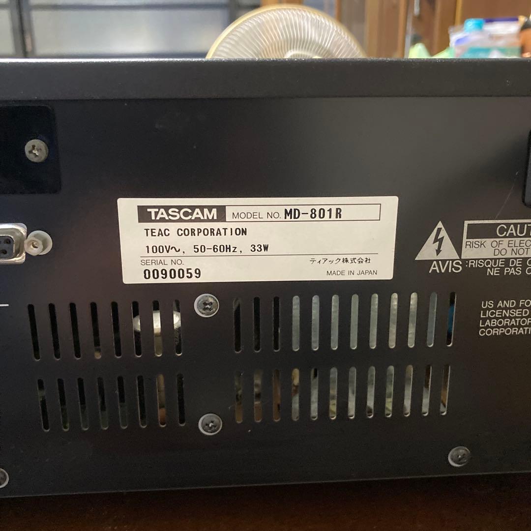 TASCAM MD-801R MDデッキ 現状品