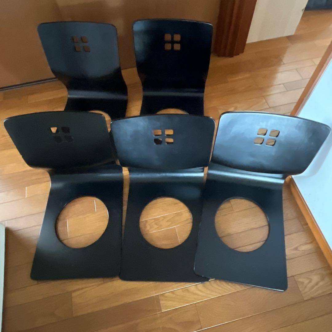 ナスティラスティ様リクエスト品】5脚セット】萩原 Hagihara 座椅子 木製