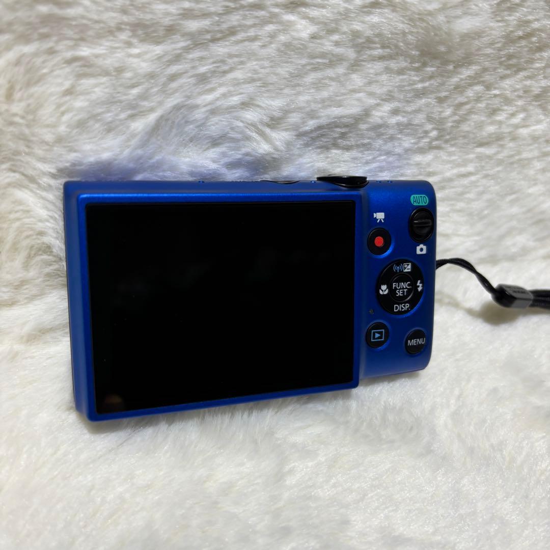 ◆極美品◆Canon IXY100Fコンパクトデジタルカメラ 青Wi-Fi搭載