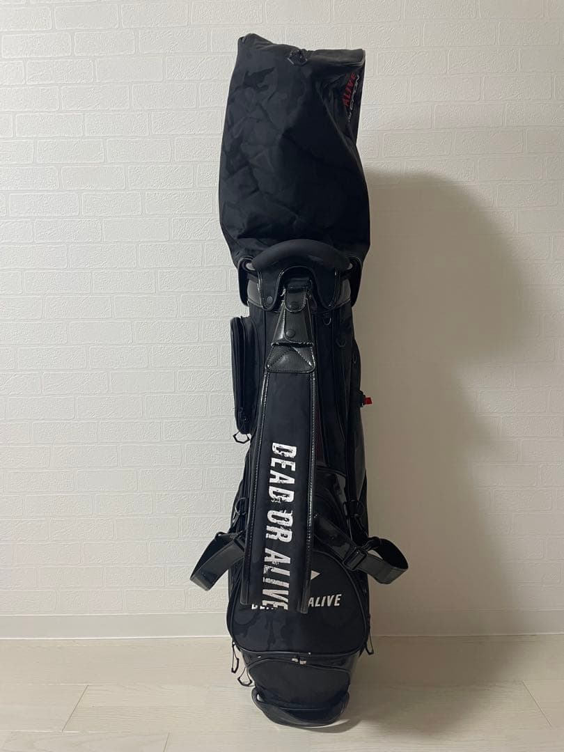DEAD OR ALIVE byEPON スタンド式キャディバッグ ブラック柄入