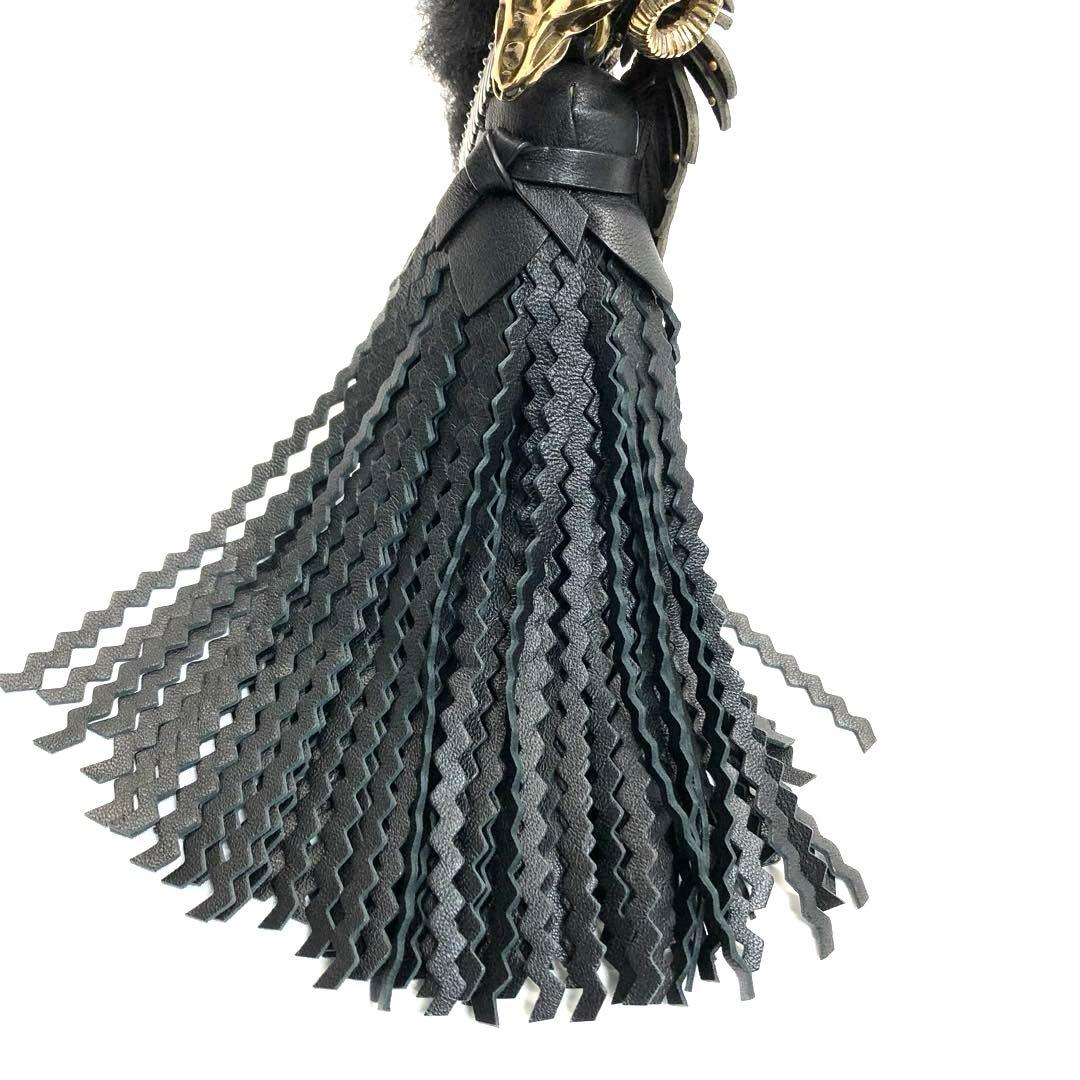 【美品✨希少】　コーチ　バッグチャーム　チャーム　キーリング　ラムスカル