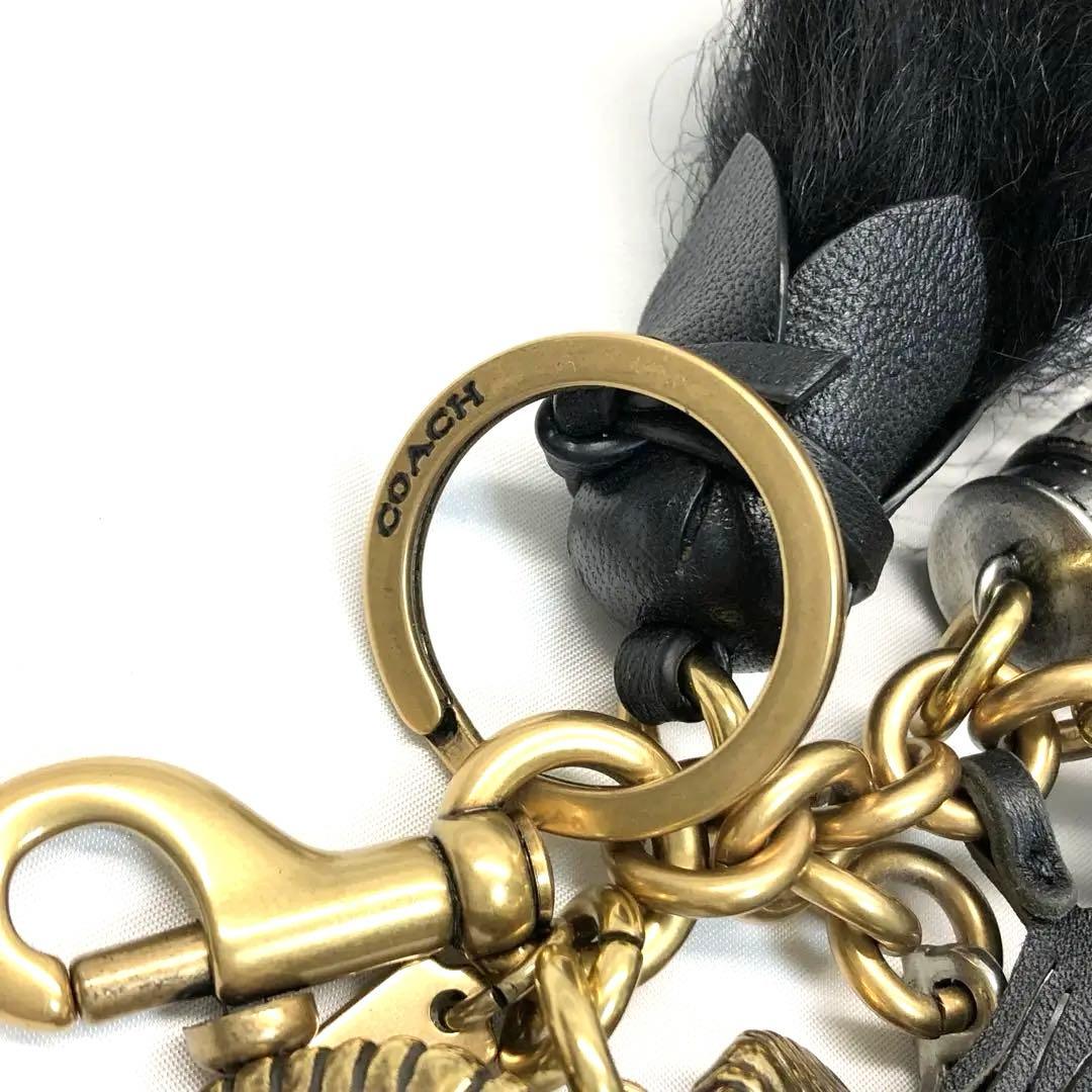 【美品✨希少】　コーチ　バッグチャーム　チャーム　キーリング　ラムスカル