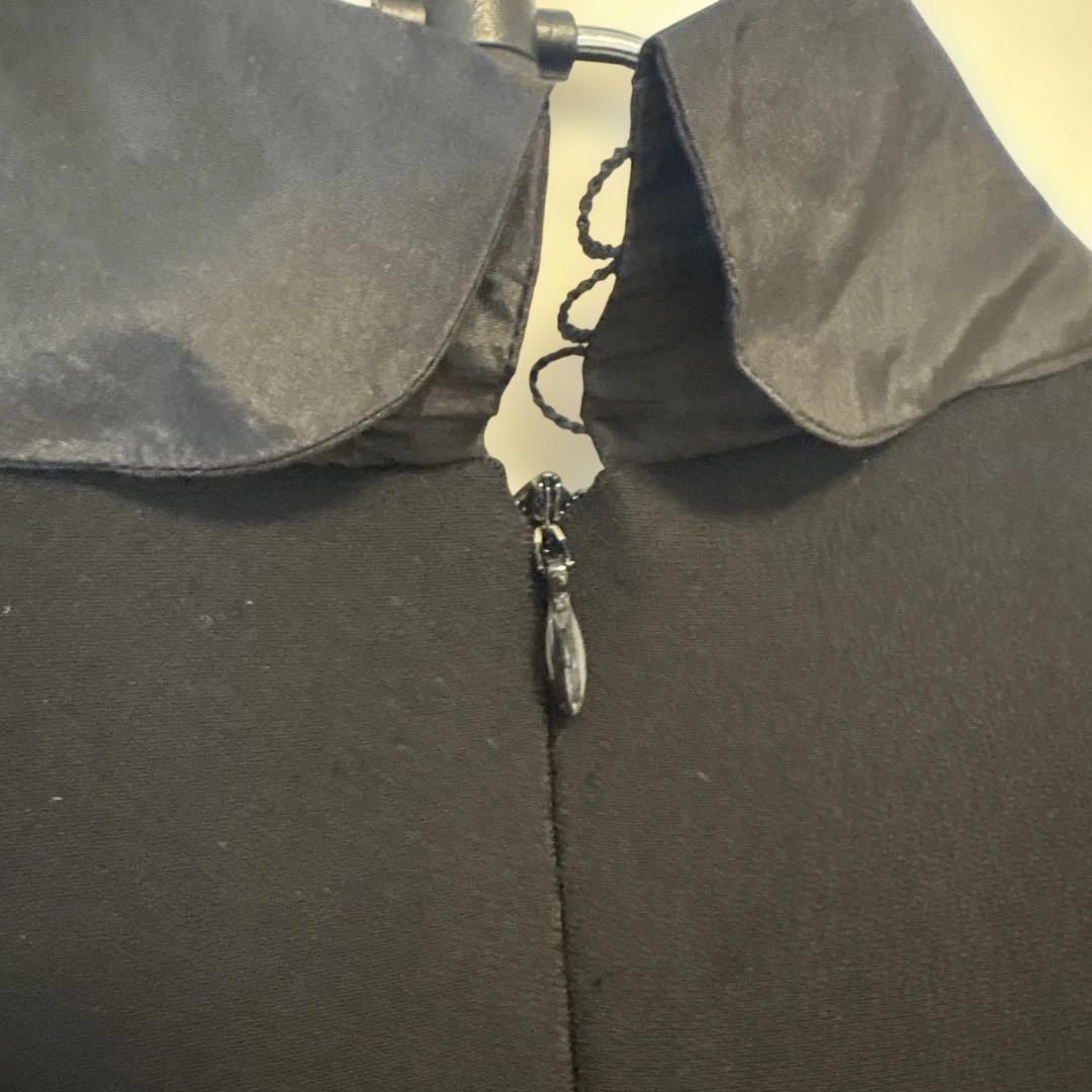 【みに】miu miu 襟付きミニワンピース ブラック 36