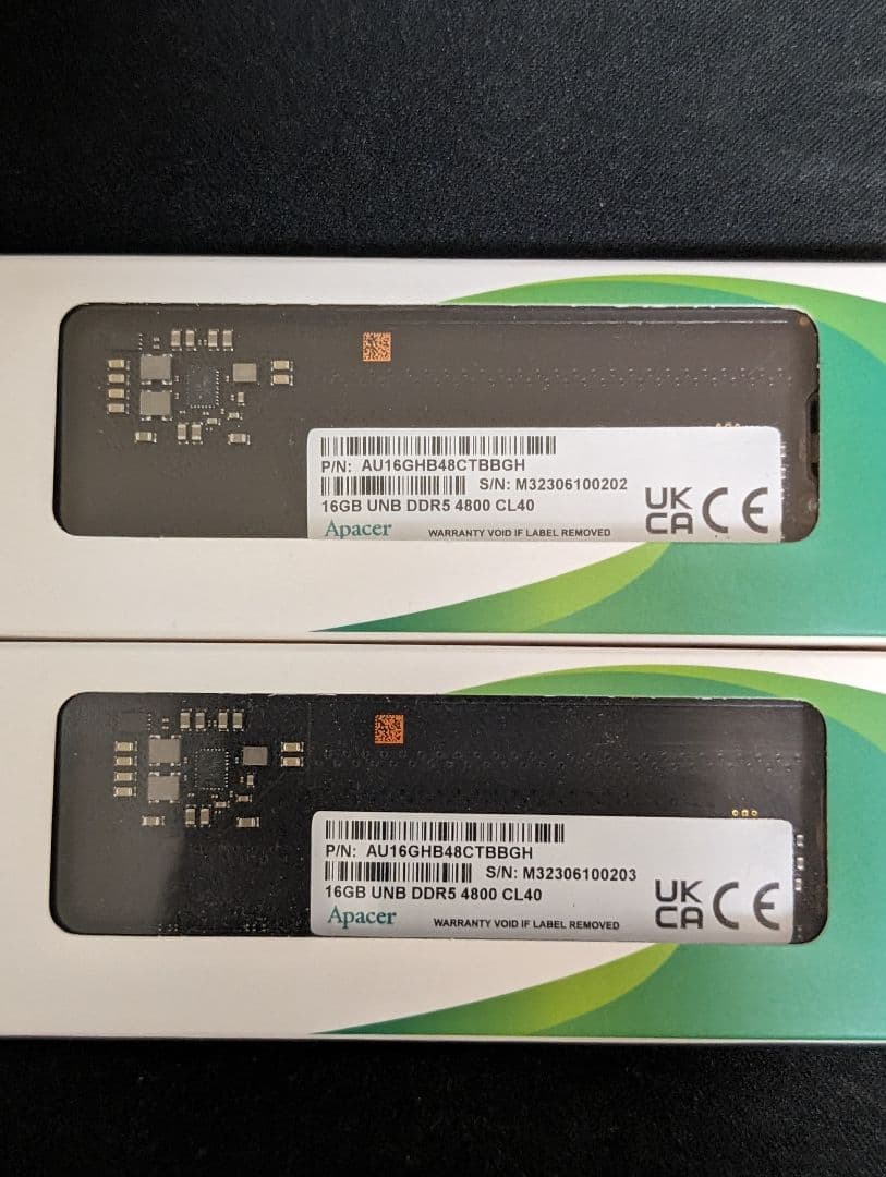 Apacer DDR5 4800MHz 32GB（16GBx2）