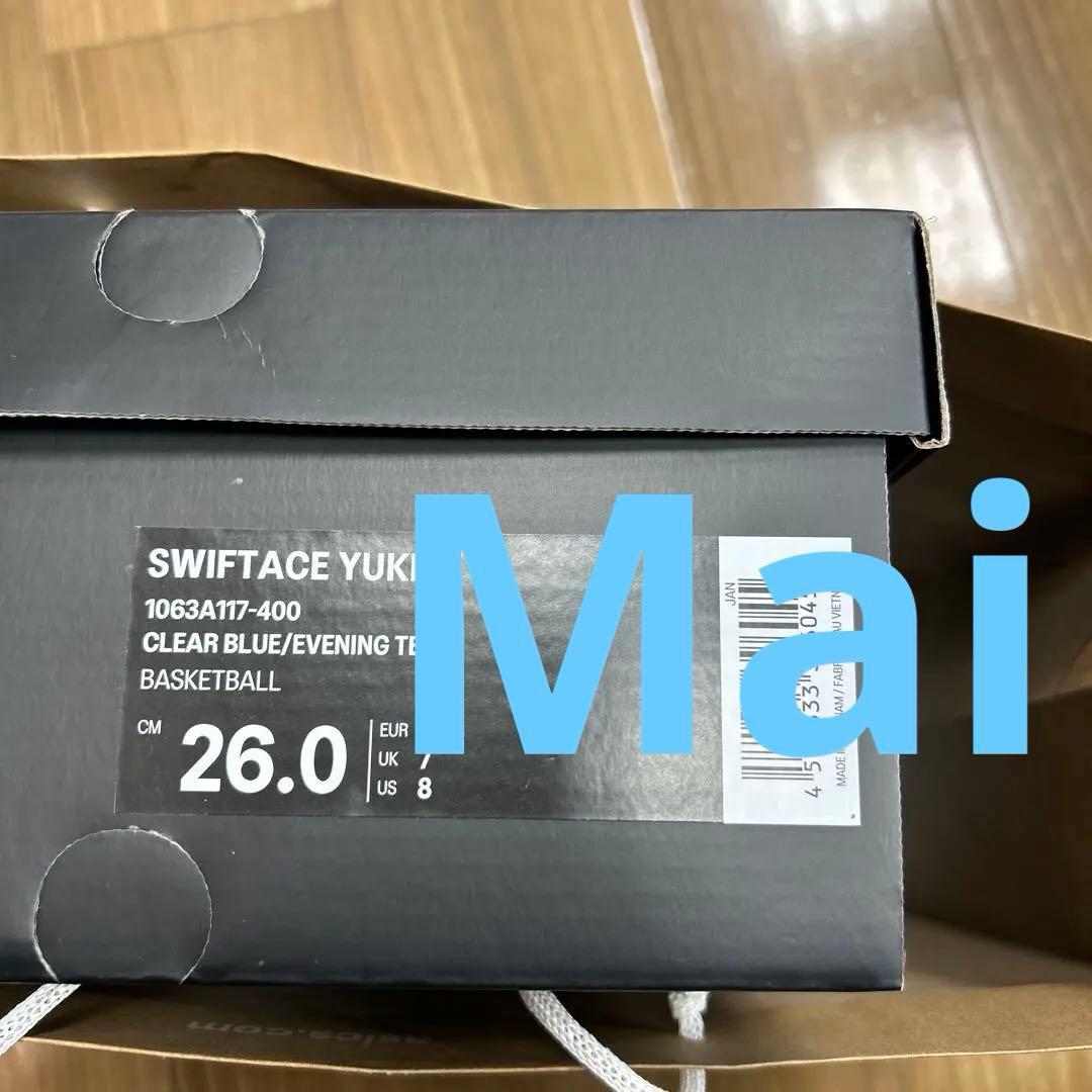 河村勇輝asics SWIFTACE YUKI 26センチ