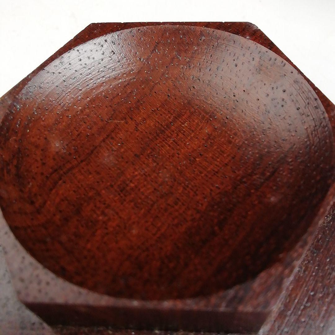 Ｔ７９２　香合　『鈴虫に笹蒔絵』『黒柿虫篭　香合』『吉田華正 造』　共箱　茶道具