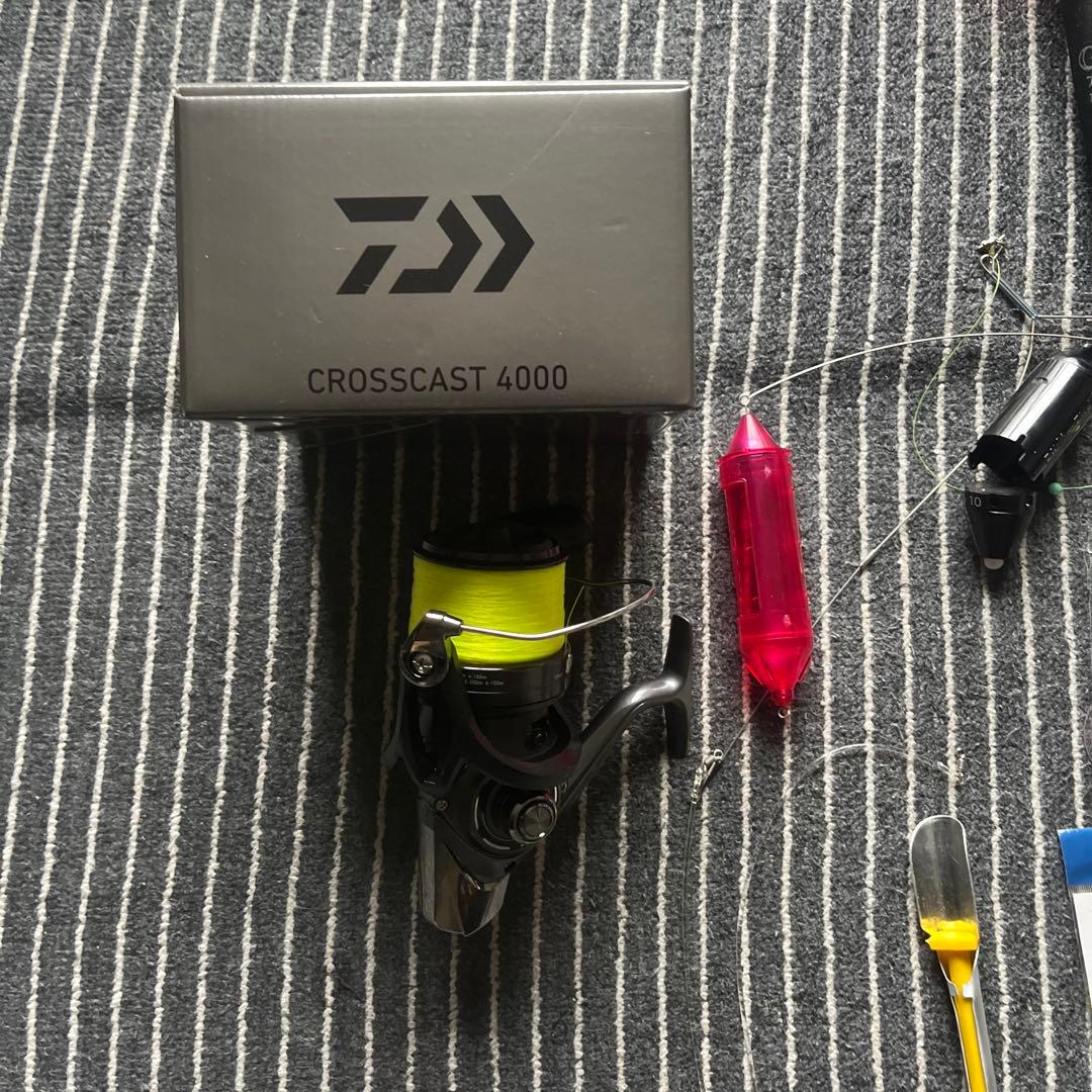 遠投投げ浮セット ダイワCROSSCAST 4000 他ロッド釣り具一式