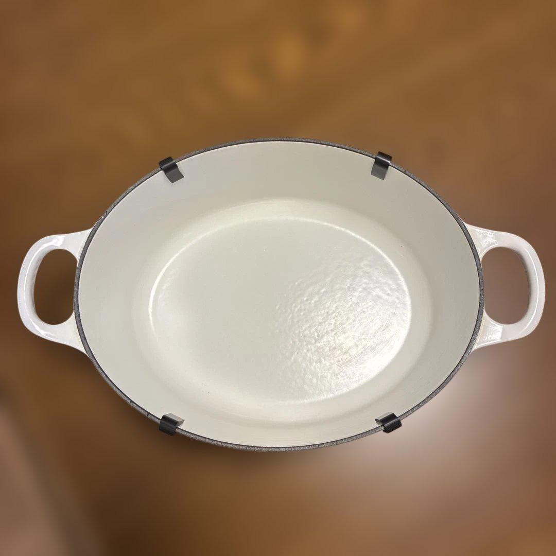 ルクルーゼ　ココットオーバル25cm ホワイト