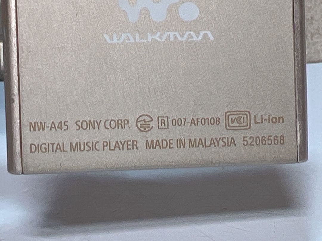 ウォークマン NW-A45シリーズ デジタルオーディオプレーヤー