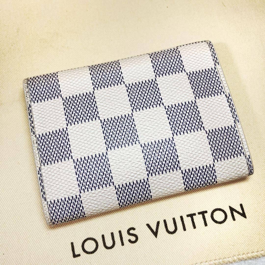 【美品】ルイヴィトン☆アズール アンヴェロップ カルト ドゥ ヴィジットカード