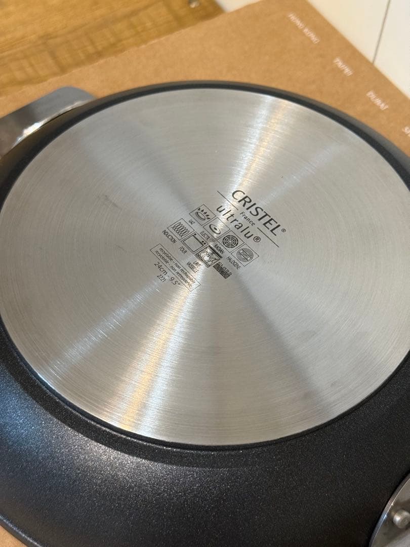 新品 CRISTEL ウルトラル フライパン 24cm