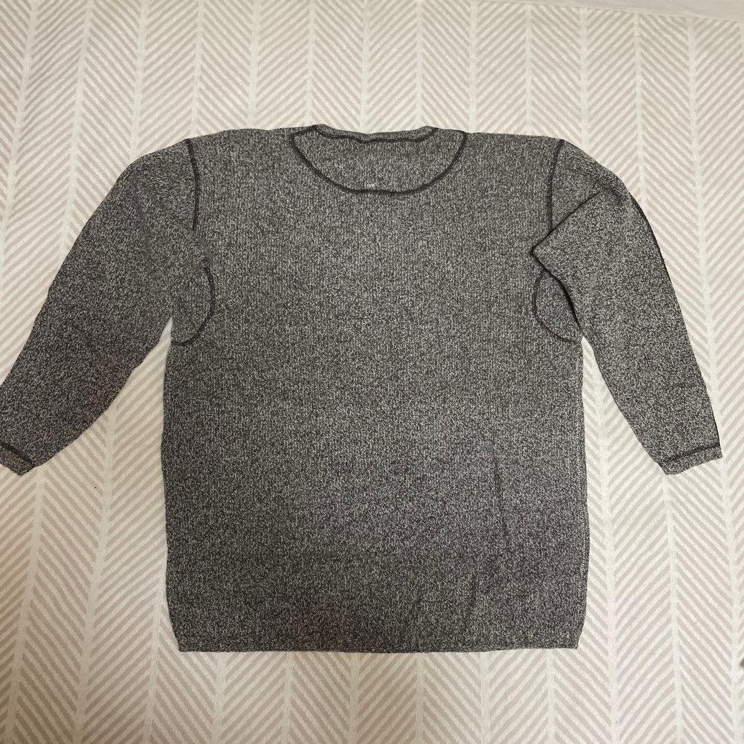 新品未使用 デッドストック RRL 三つ星 ハーフボタンニット XL