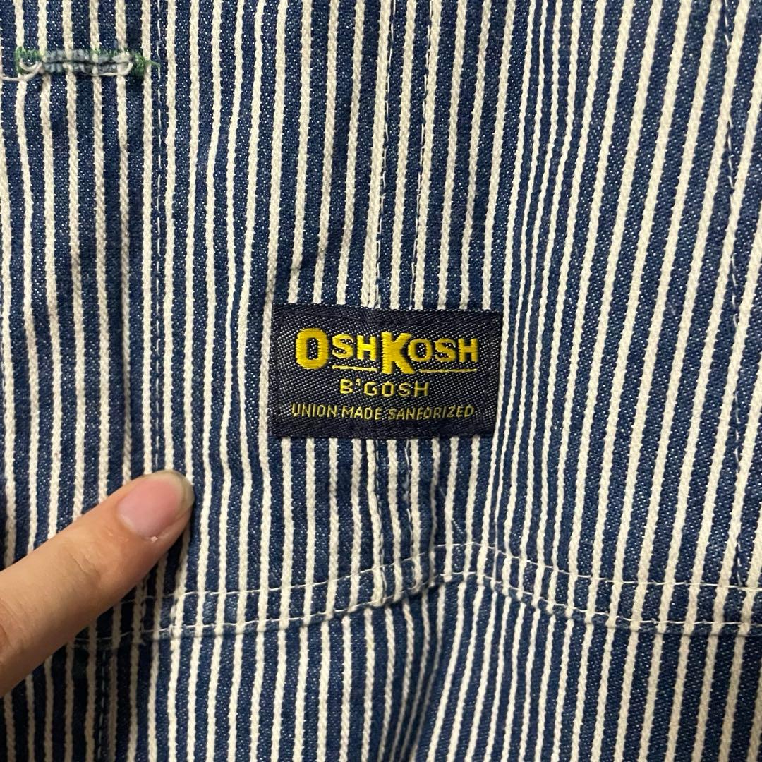 60〜70s Oshkosh ヒッコリーオーバーオール usa製