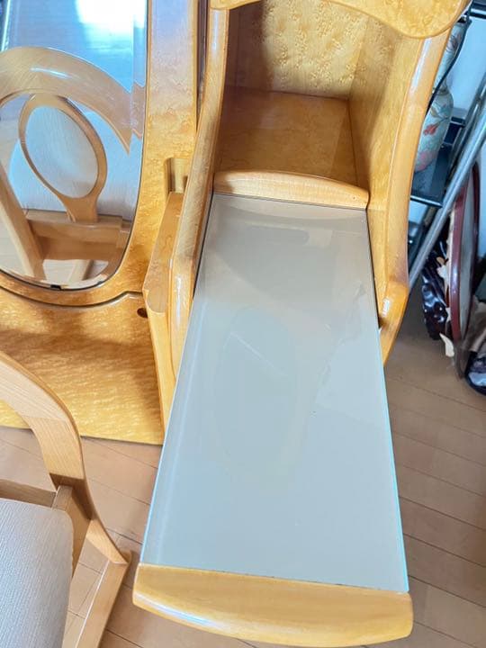 鏡台 ドレッサー 天然木化粧合板