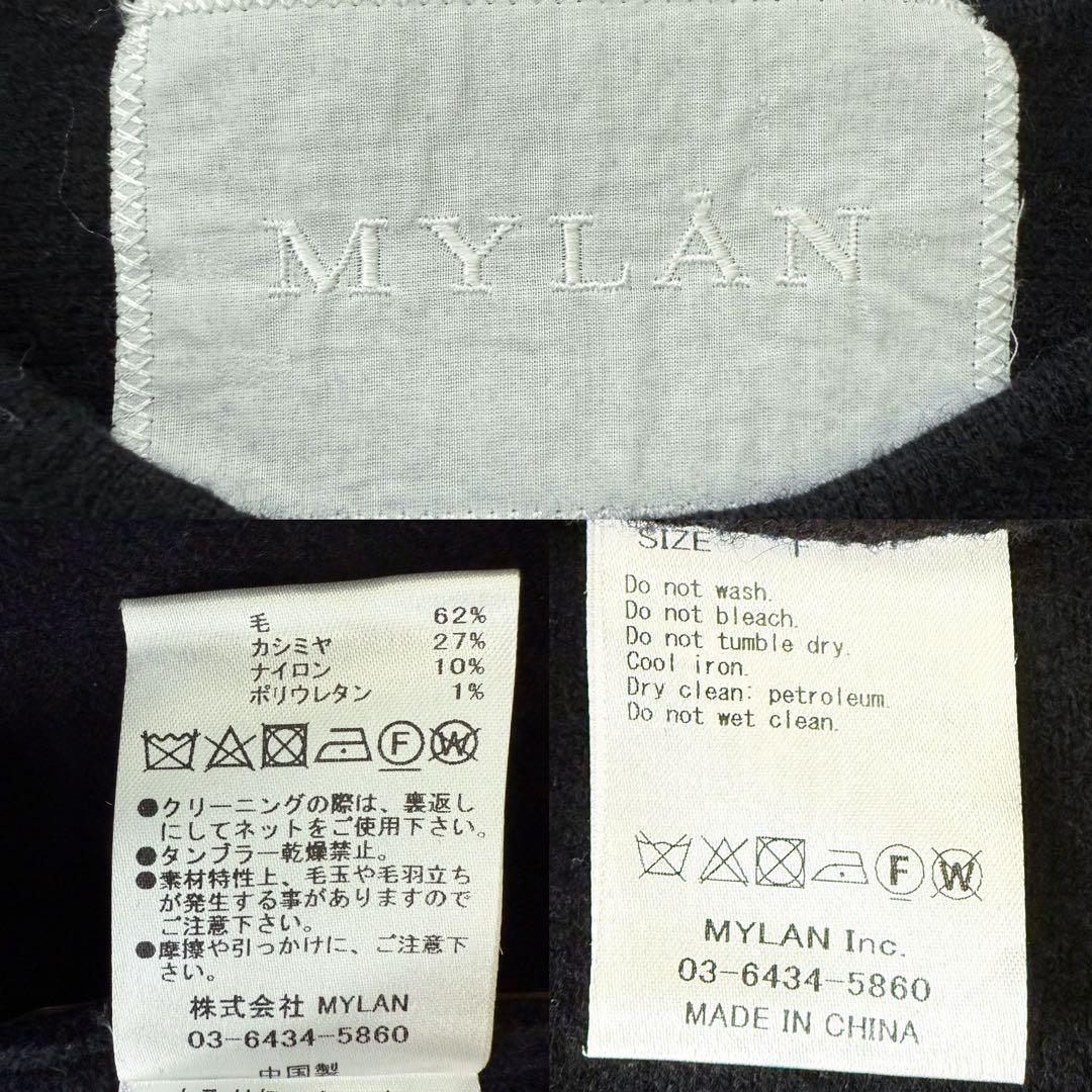定価約10万円 一瞬で売り切れMYLAN カシミヤ混ニットドレス 美シルエット