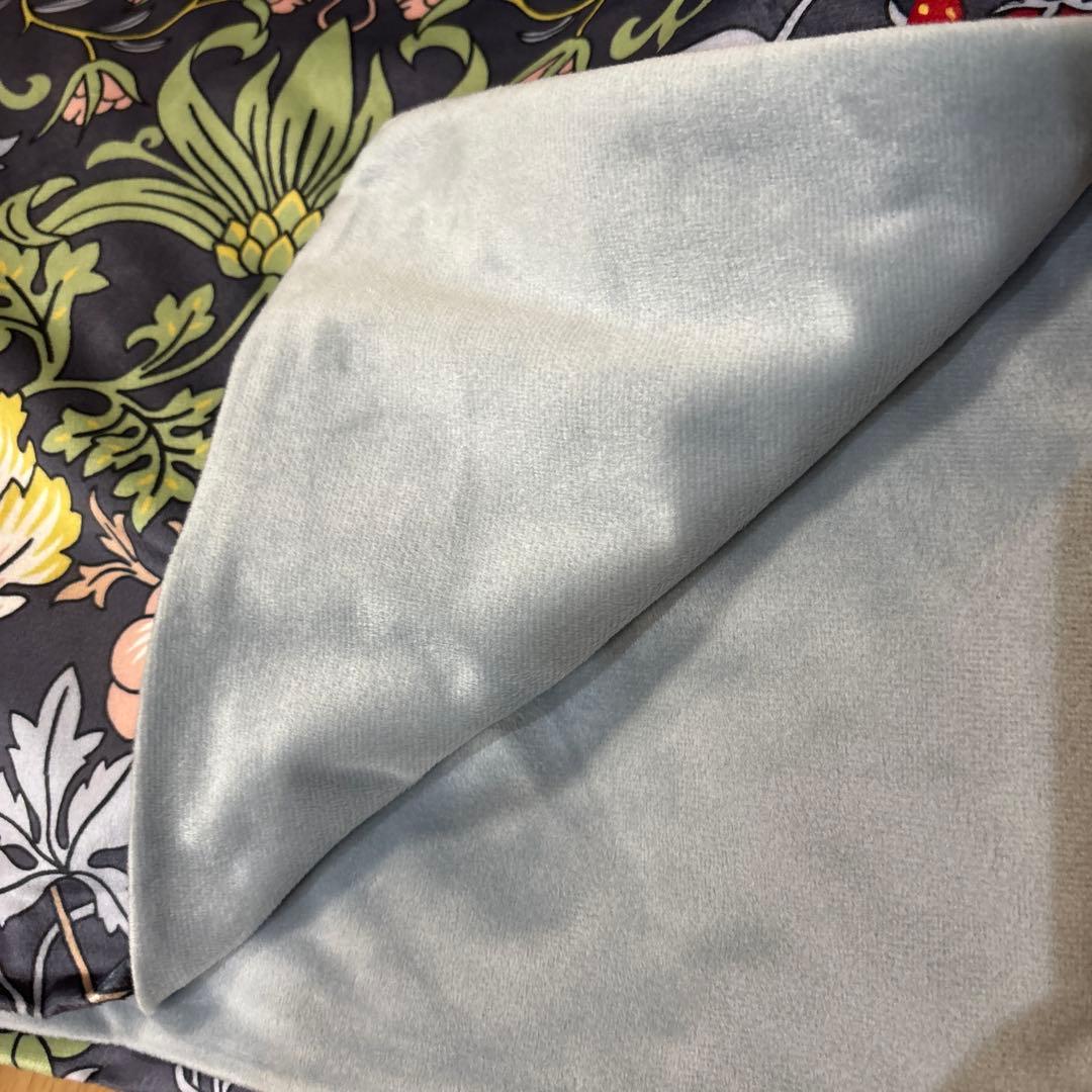 新品　V&A あったかカバー　いちご泥棒掛けふとんカバー　フランネル シングル