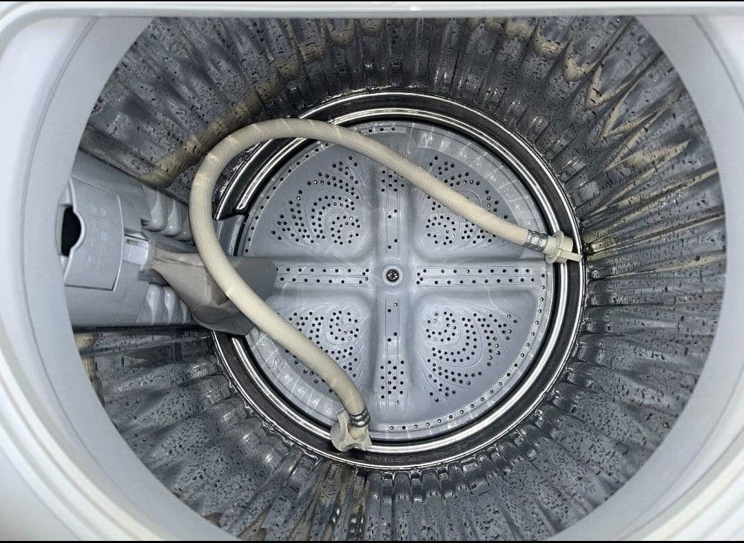 シャープ洗濯機 5.5kg おしゃれ着コースほぐし運転風乾燥機能付き2021年製