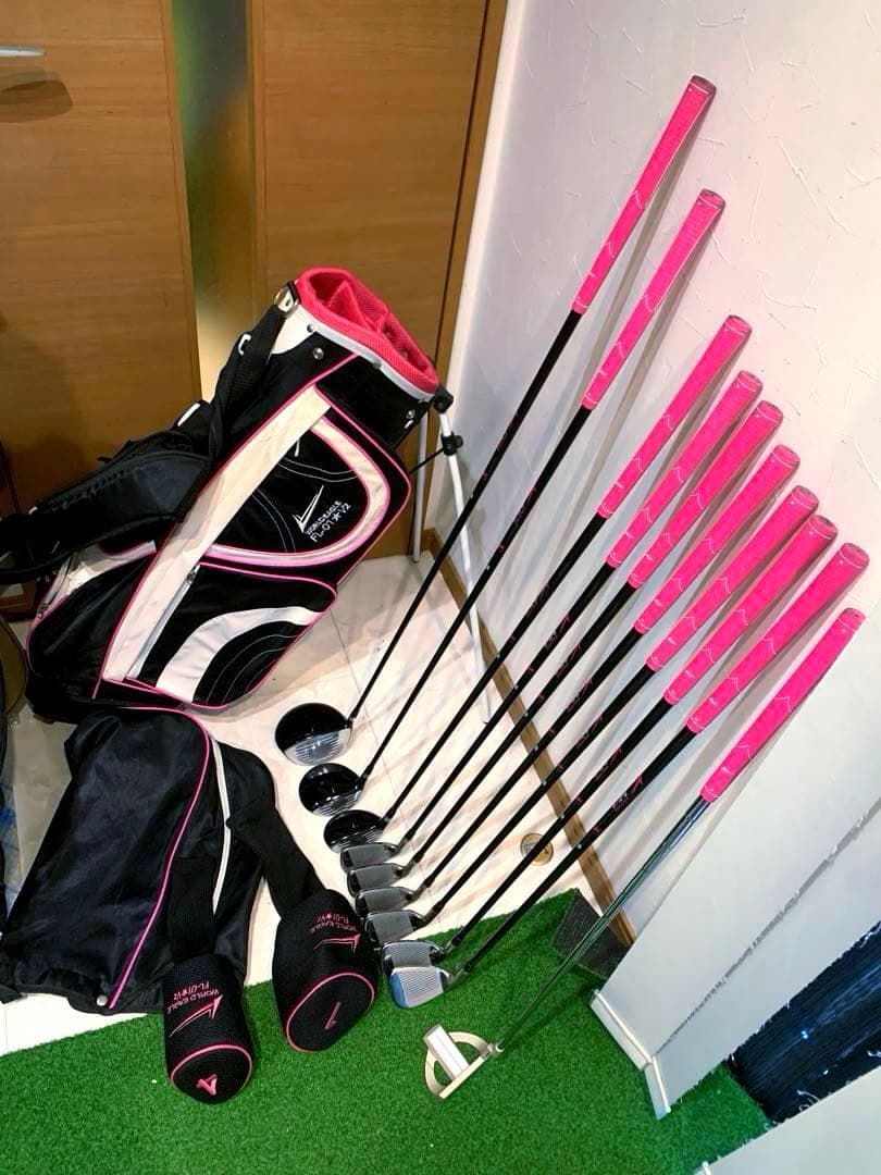 美品　ワールドイーグル　レディースゴルフクラブ 本格フルセット　プロ推進　優しい