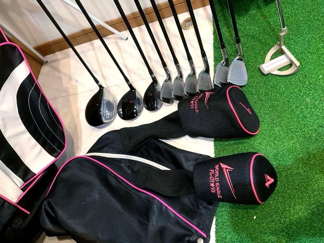 美品　ワールドイーグル　レディースゴルフクラブ 本格フルセット　プロ推進　優しい