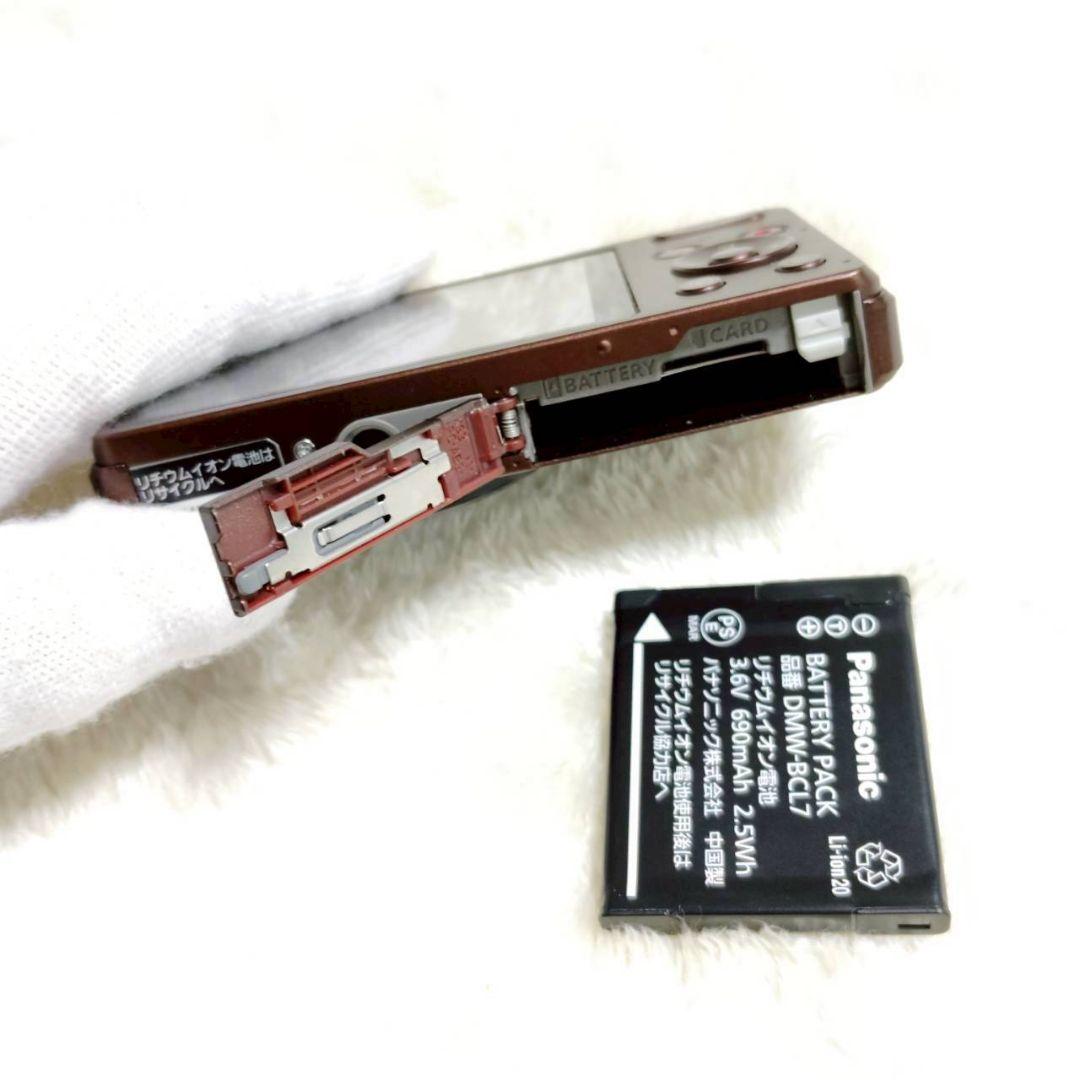 Panasonic LUMIX DMCーXS3 ブラウン バッテリー デジカメ