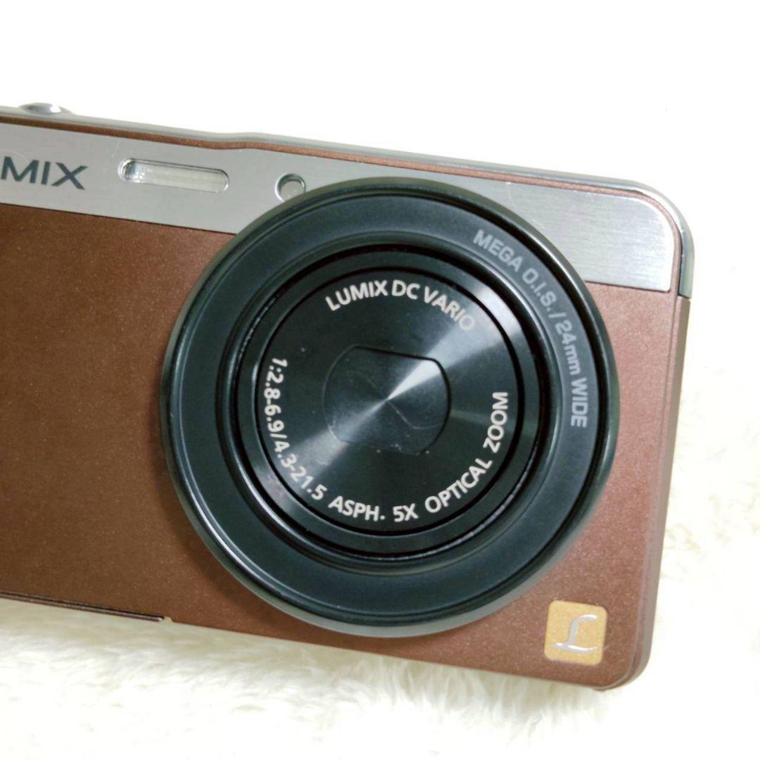 Panasonic LUMIX DMCーXS3 ブラウン バッテリー デジカメ