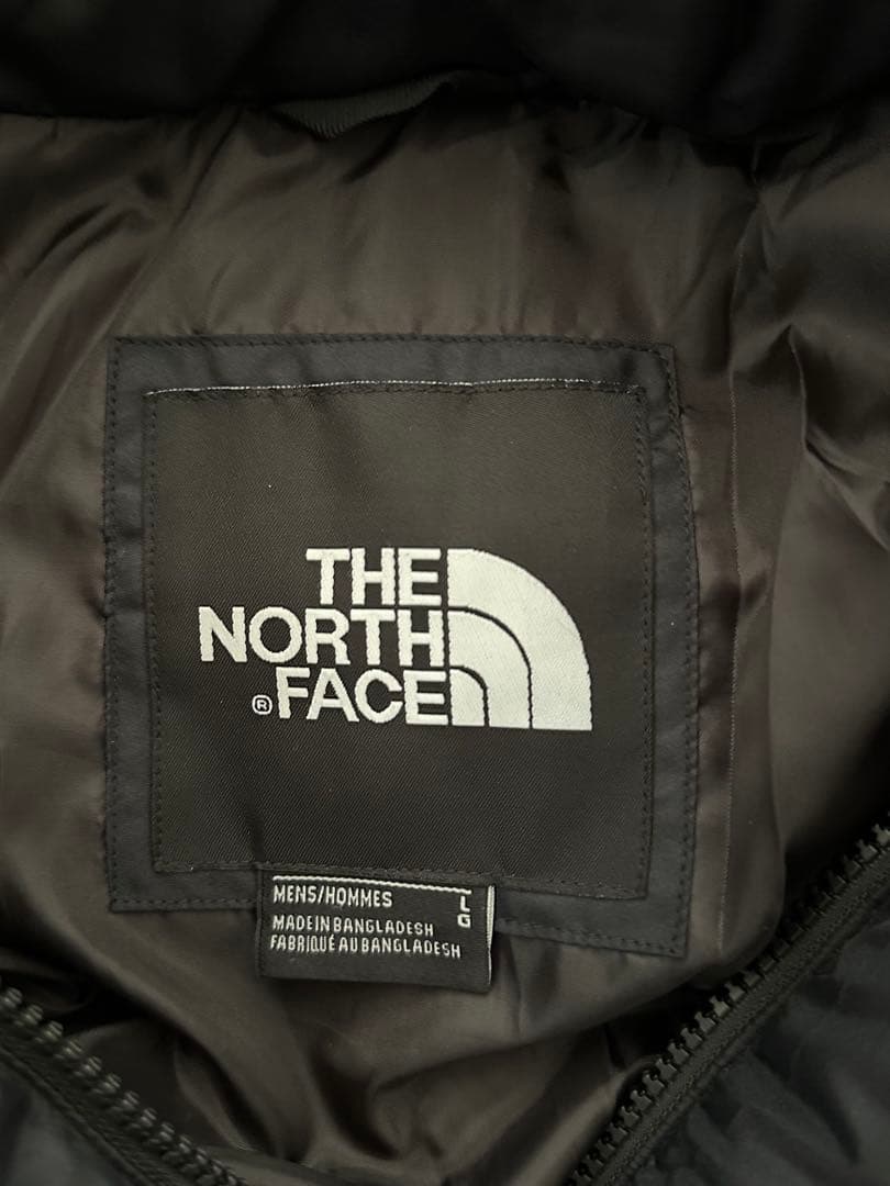 The North Face フード付きダウンジャケット Lサイズ 黒